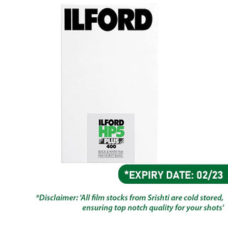 ILFORD  HP5 Plus 4x5 sheet films (Expired)