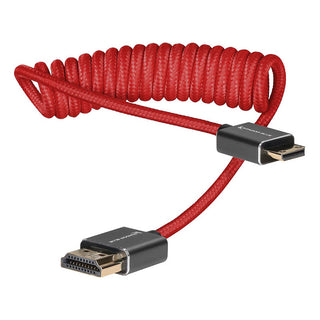 Kondor BlueMini HDMI to Full HDMI Cable 12"-24" Braided Coiled