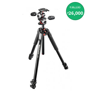 Manfrotto 055 Alu Tripod with 3Way Head