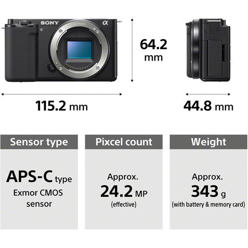 Sony Releases Interchangeable-Lens Vlog Camera ZV-E10 for Vloggers -  Newsshooter